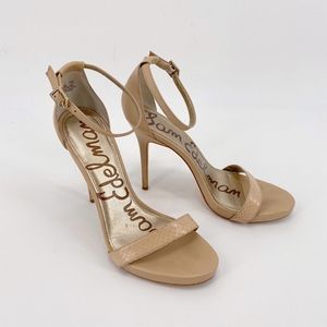 Sam Edelman Eleanor Sandal Heels in Nude